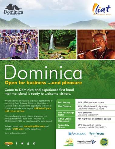 Dominica ready for visitors, post-Erika