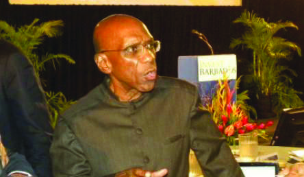 Barbados Central Bank delegation meets with Canadian bankers