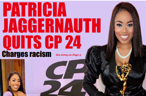 Weather announcer Patricia Jaggernauth quits CP-24, charges racial discrimination   