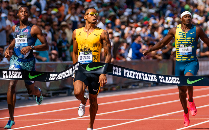 Canadian Athletes Shine Bright in 2023 Diamond League: De Grasse Takes Gold, Mitton and Arop Secure Silver